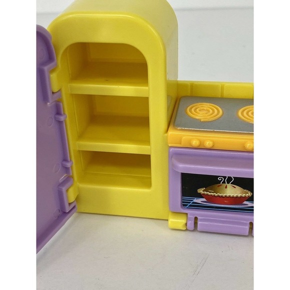 Fisher Price Kitchen Unit Fridge Stove Sink My First Dollhouse - Picture 3 of 10